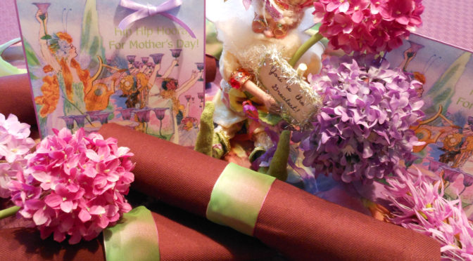 Free Printable Fairyland Mother’s Day & Birthday Cards + Super Easy DIY Ribbon Napkin Rings Craft Tutorials