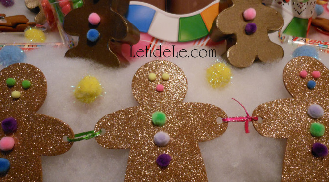 DIY Candyland Party Themed Craft Tutorial: Gingerbread People Banner, Treat Gift Boxes, & Printables