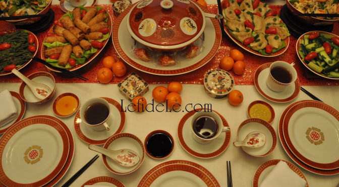 Chinese New Year of the Sheep / Ram Party Décor Ideas (With Formal Table Setting & Kid’s Table)