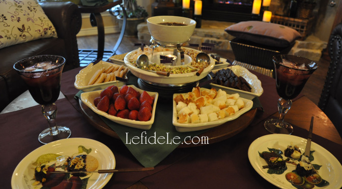 Quick & Easy Informal Gathering Fondue Dessert Party Idea